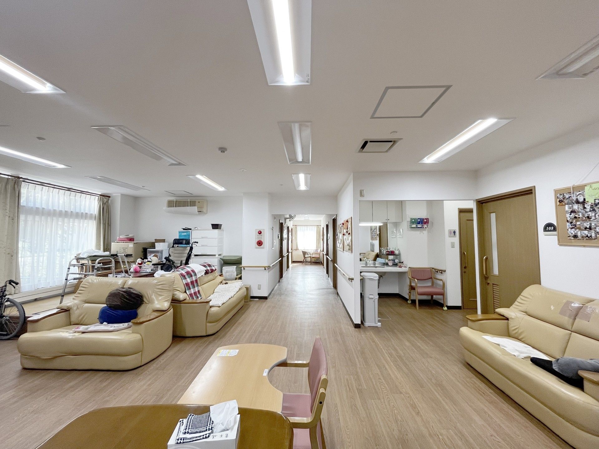 くつろぎのある共有スペース