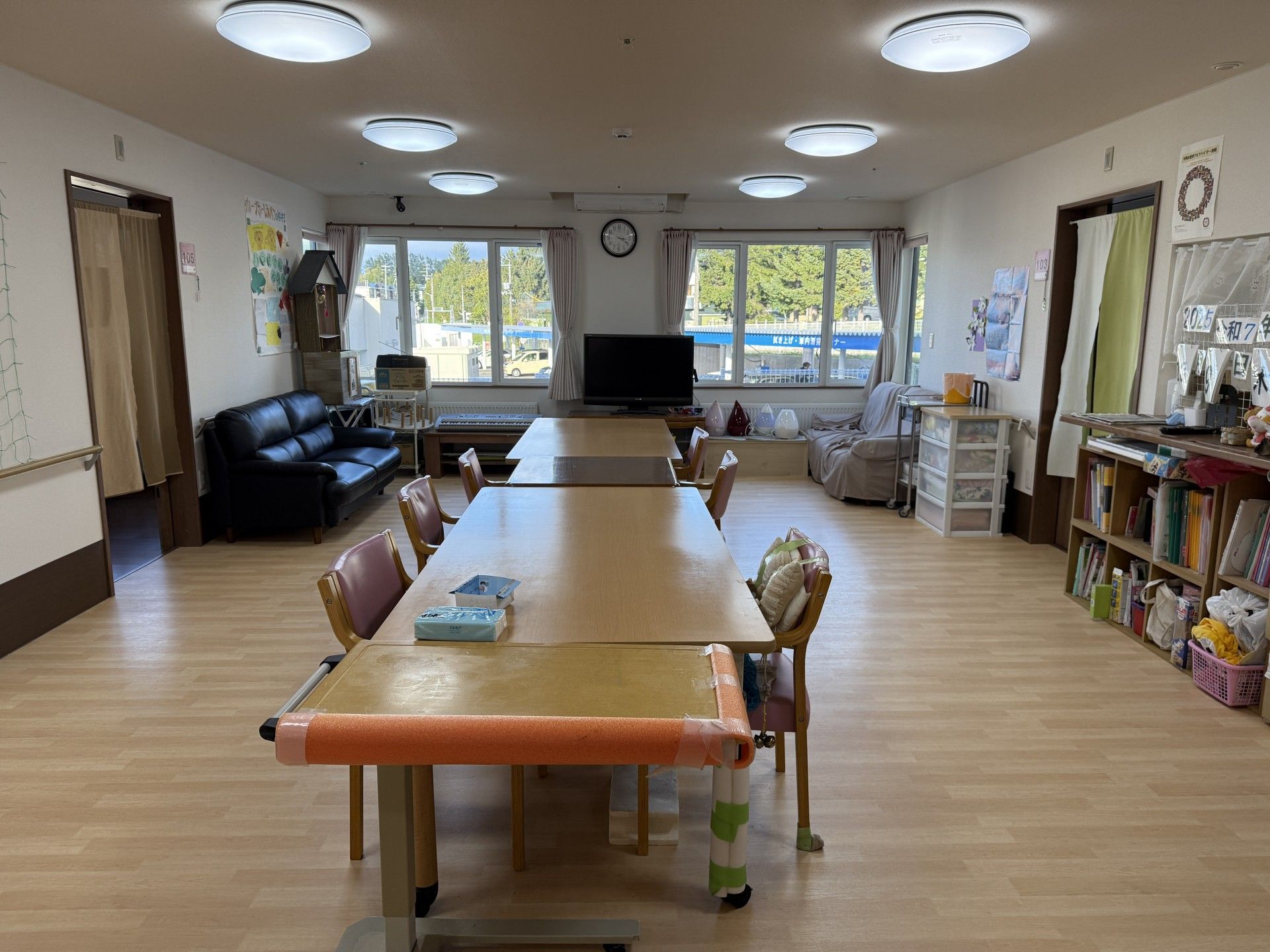 広い共有スペース