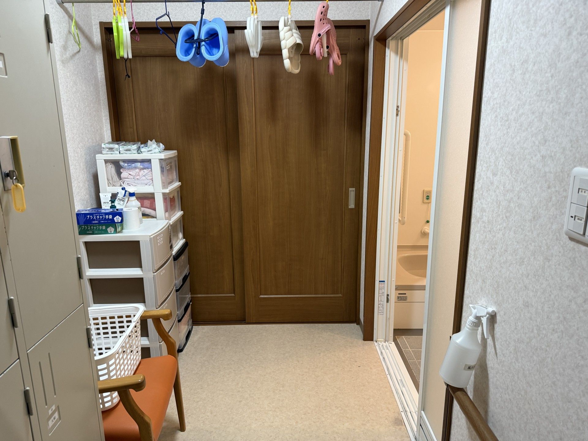 整理された洗面所