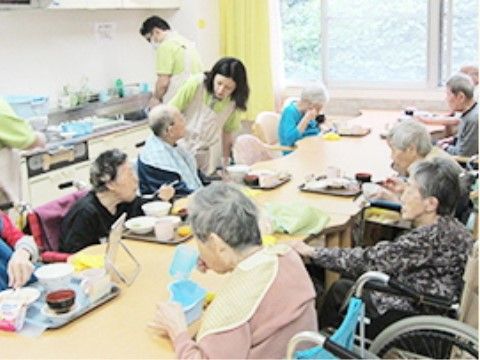入居者が集う共有スペース