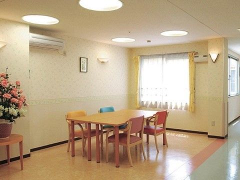 エアコンのある談話コーナー