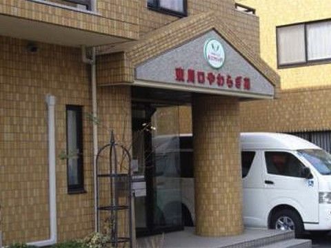 駐車場のある玄関