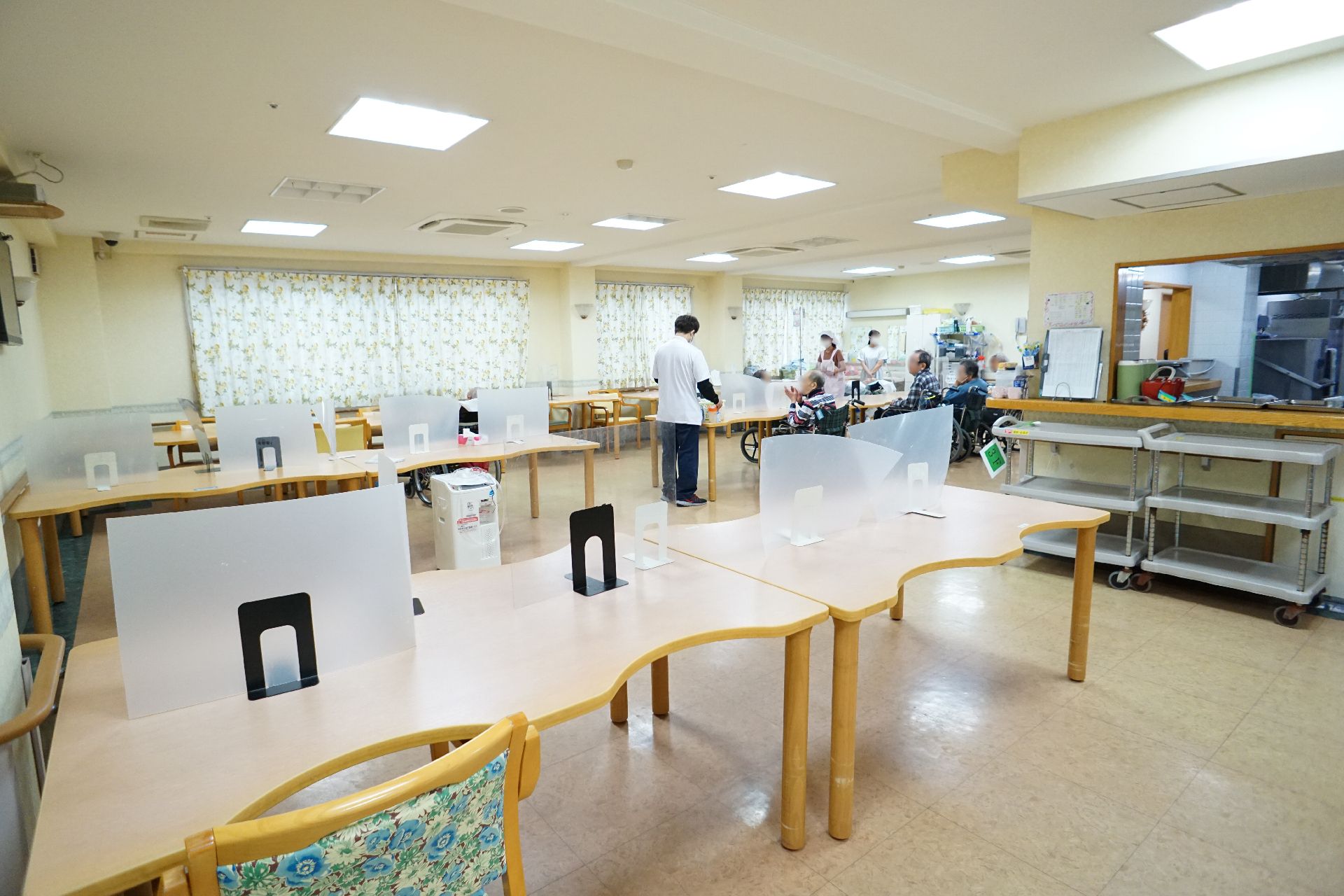 入居者同士でコミュニケーションを取ることが可能な共有スペース