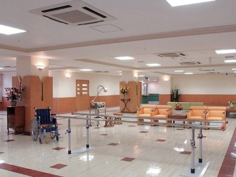 サニーライフ仙台のホール。多目的に使えますので入居者様の交流の場に最適です。