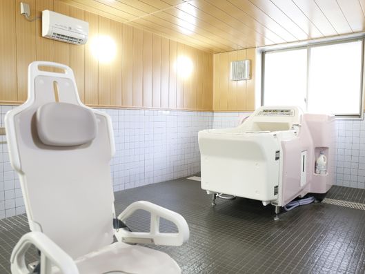 明るいお風呂場