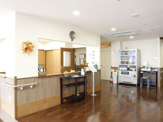 見通しの良い施設内