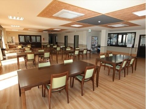 和泉寺田の郷の食事。大きなスペースがあるので、イベントやレクリエーションの催しをこちらで行っております。