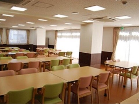 ベストライフ戸田の食堂。