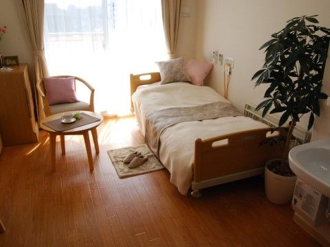 ベストライフ戸田の居室。1人部屋。