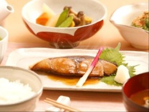「ニチイホーム北浦和」の食事。選べるメニューが嬉しい。