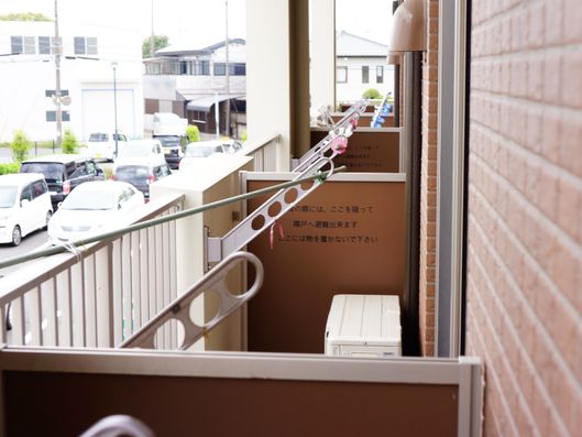 居室のバルコニー