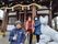 神社前での記念撮影