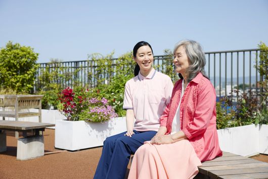 屋上リハビリ庭園