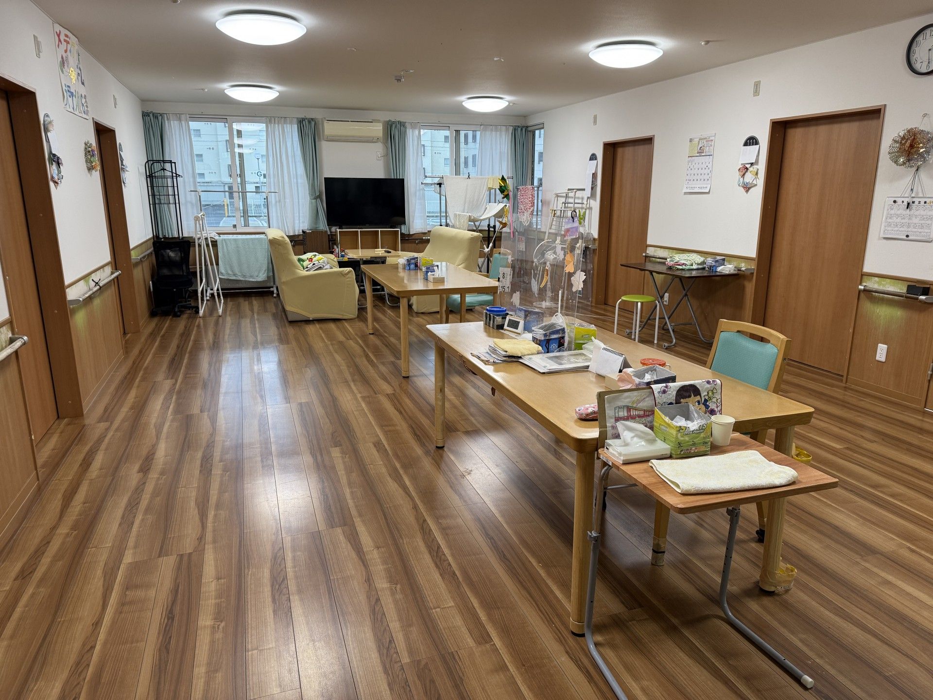 広い共有スペース