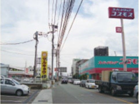 お買い物に役立つスーパーも近所に数件あり、日々の暮らしを支えている。ちょっとした散歩としてお買い物をお楽しみいただける。