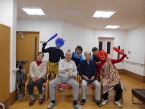 「サンスマイル小山」のレクリエーション。楽しい企画を多数用意している。