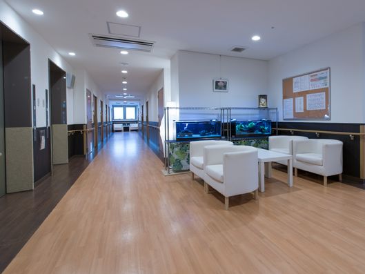 水槽を置いた通路