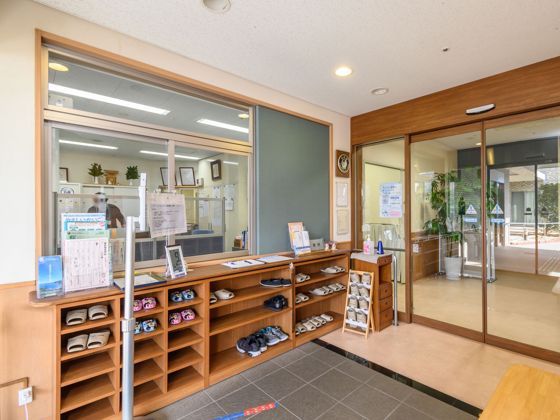 靴箱が用意されている玄関