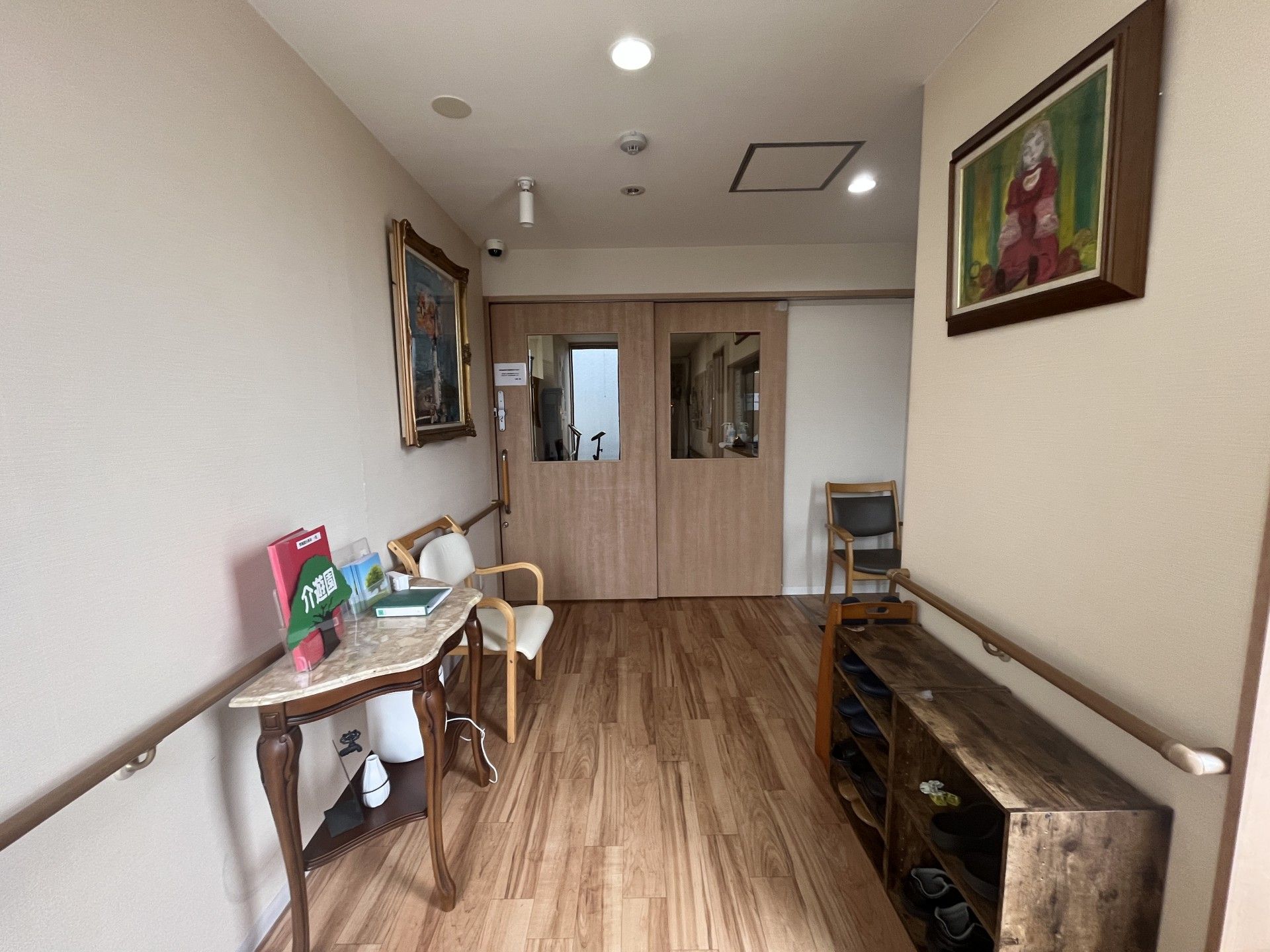 落ち着いた廊下