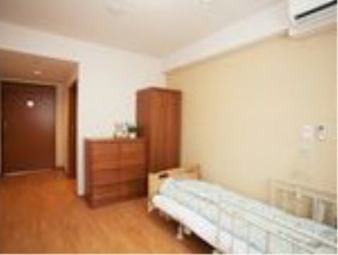 エアコンやトイレが備え付けられている、個室タイプの居室