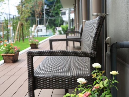 1F ウッドデッキ