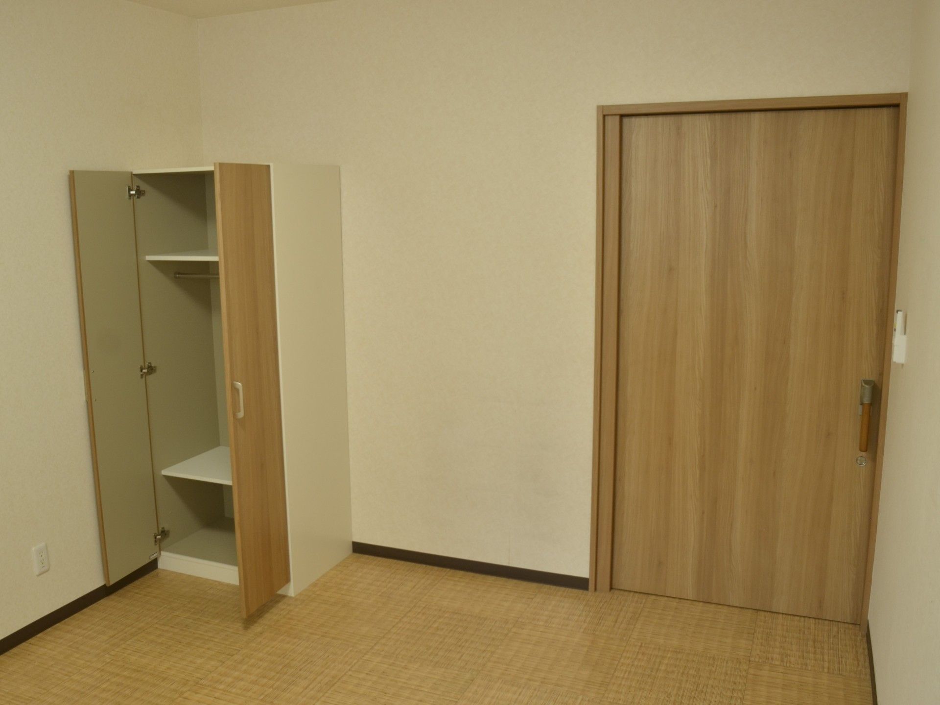 清潔な個室の一角