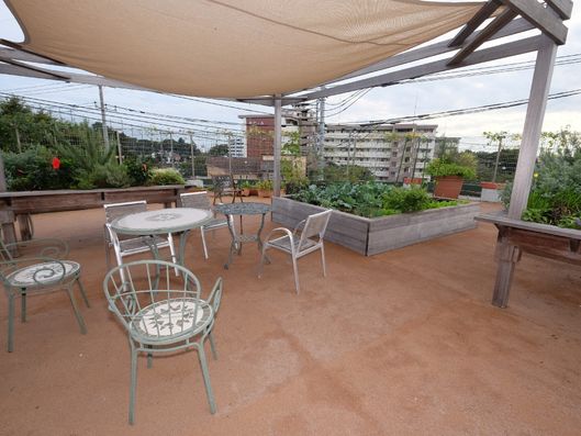 ゆったりできる屋上