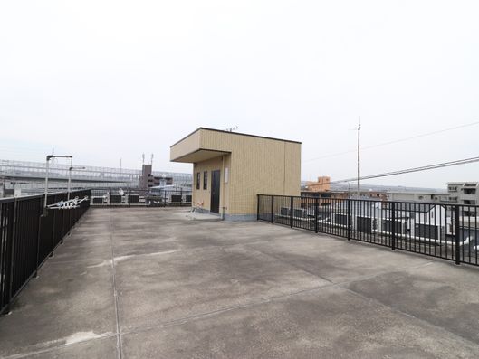 屋上で気分転換