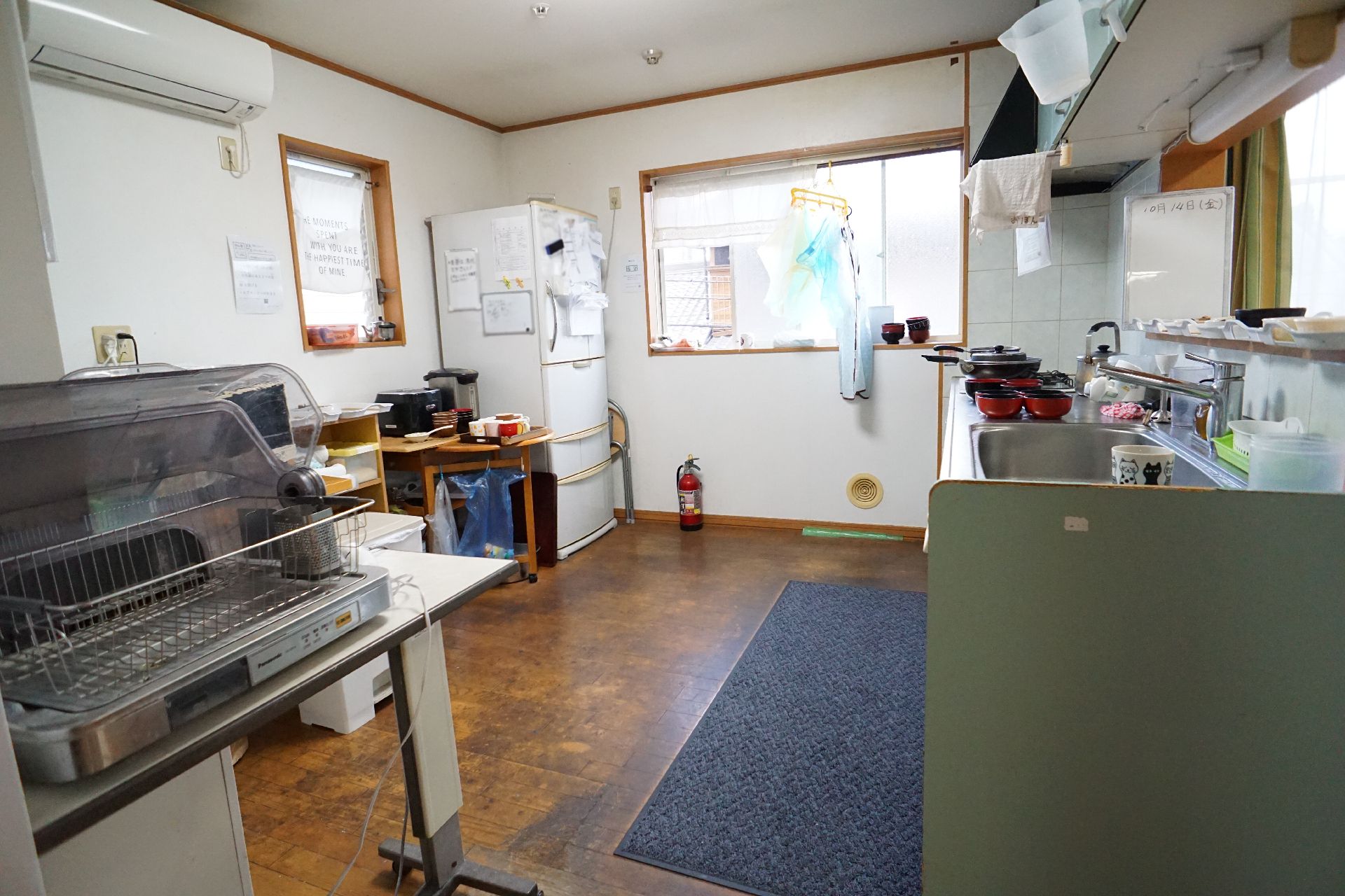 館内にあり、入居者が自由に使うことのできるキッチン
