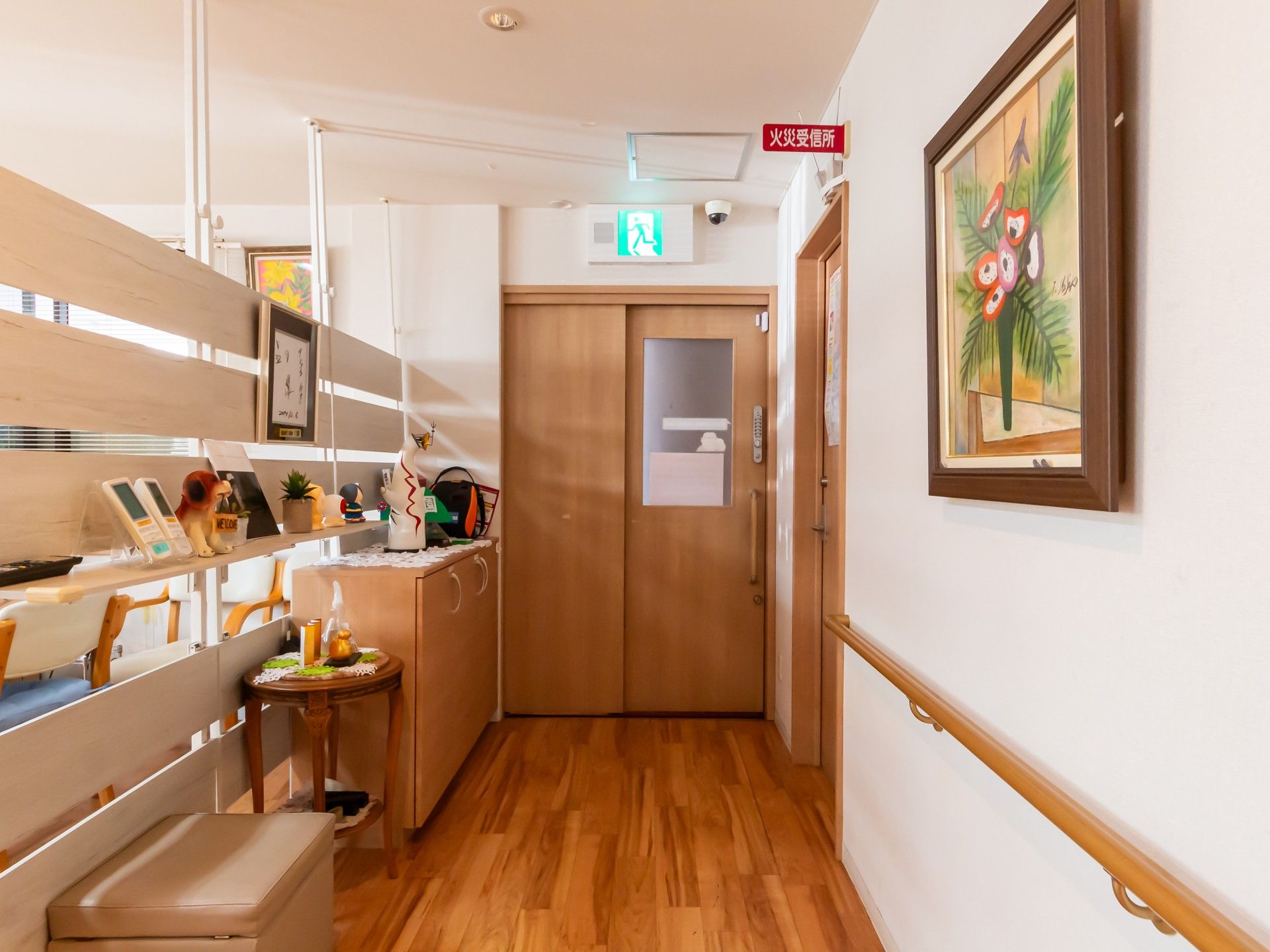 温かみのある廊下