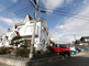 住宅街に位置する施設の外観