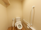 バリアフリーの洗面トイレ設備