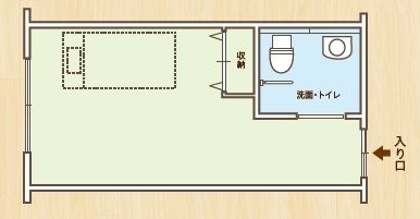 ココファン深江橋の間取り1の間取り図