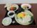 野菜の煮物とそうめんのセット