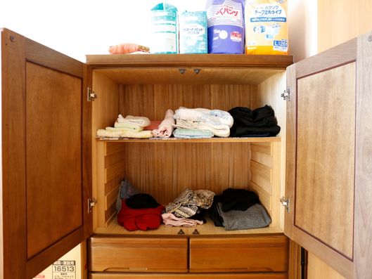 使いやすい収納スペース