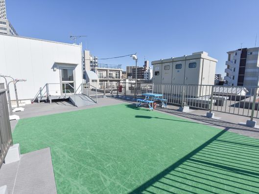 車いすでも出られる屋上