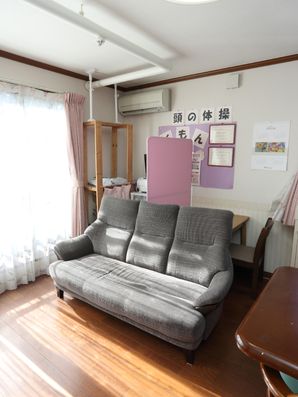 座り心地の良いソファ