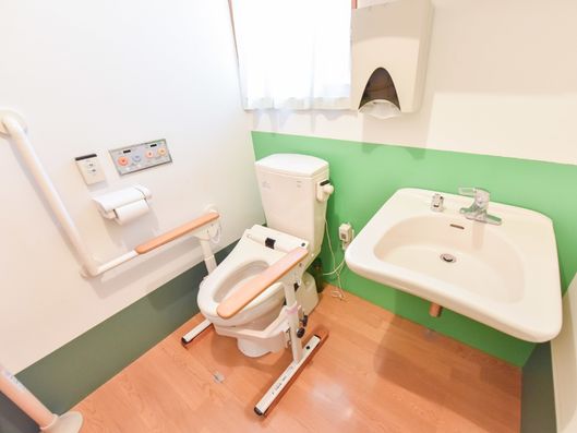 バリアフリーのトイレ