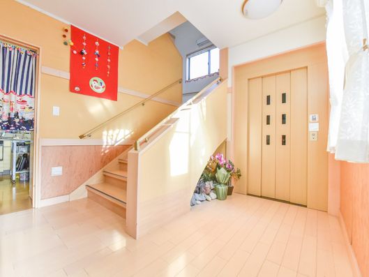 広めに取られている移動スペース