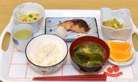 「クラシオテラス日光物語」お食事。栄養満点のお食事をお楽しみください。
