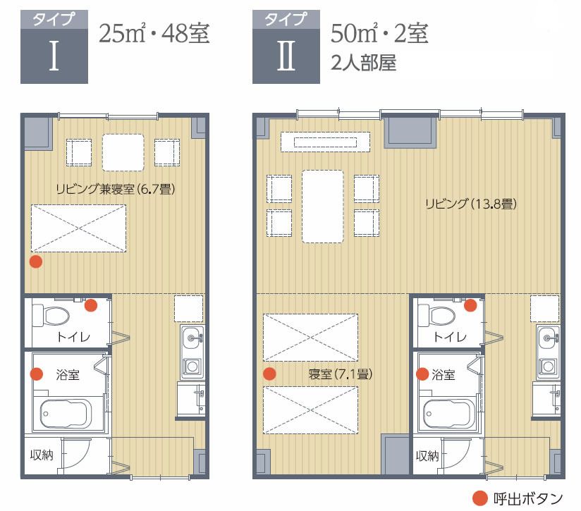 メディケア八事ベルコリーヌの間取りの間取り図