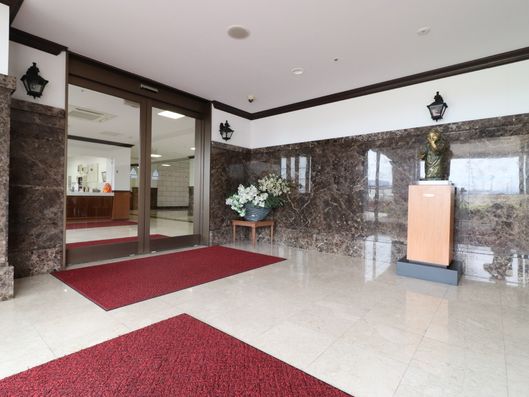 贅沢な入口スペース