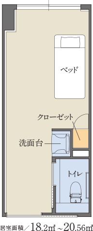 介護付き有料老人ホーム 大宮ケアホーム光の間取り1の間取り図