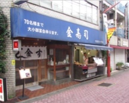 宴会の開けるお寿司屋さんの外観。