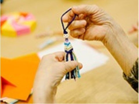「ここから上新庄」のレクリエーション。コミュニケーションを大切にしたイベントを企画している。