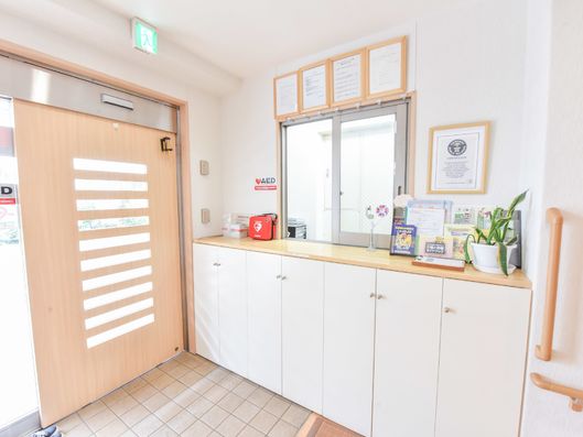 来訪者にも便利なスペース