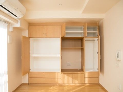 「アスタースクエア」の収納スペース。すっきりと片付けられる。