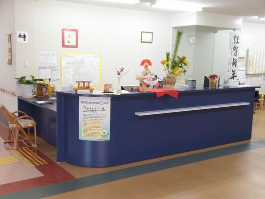 受付カウンター