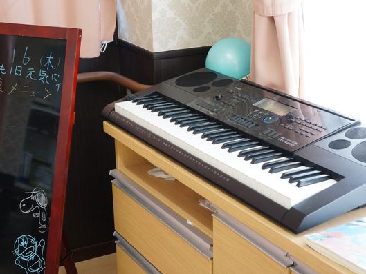 リビングのキーボード