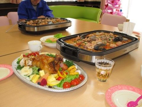 「ガーデンコート我孫子北」お食事風景2 季節に応じた、今旬の料理をご提供させていただいてます。